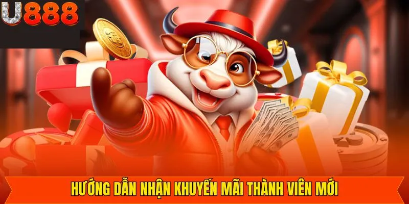 Các bước tham gia nhận thưởng thành viên mới tại U888