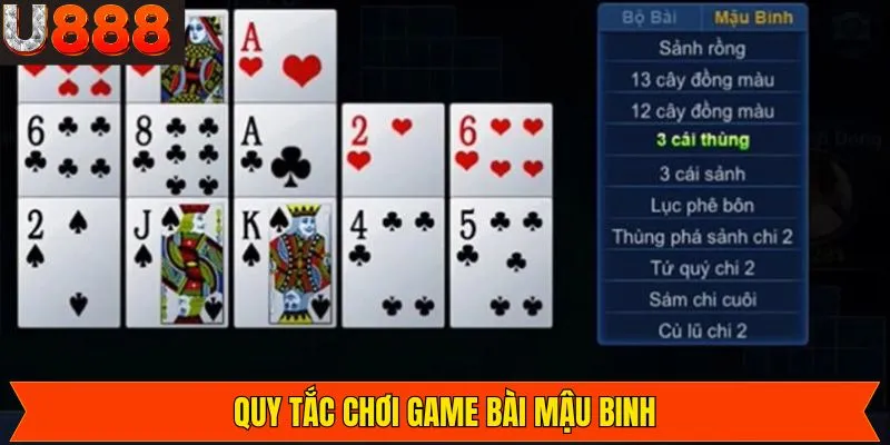 Chia sẻ quy tắc được áp dụng trong game mậu binh